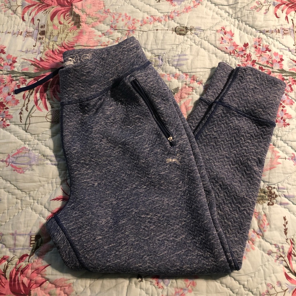 Women’s High Waisted Puma Gray Joggers